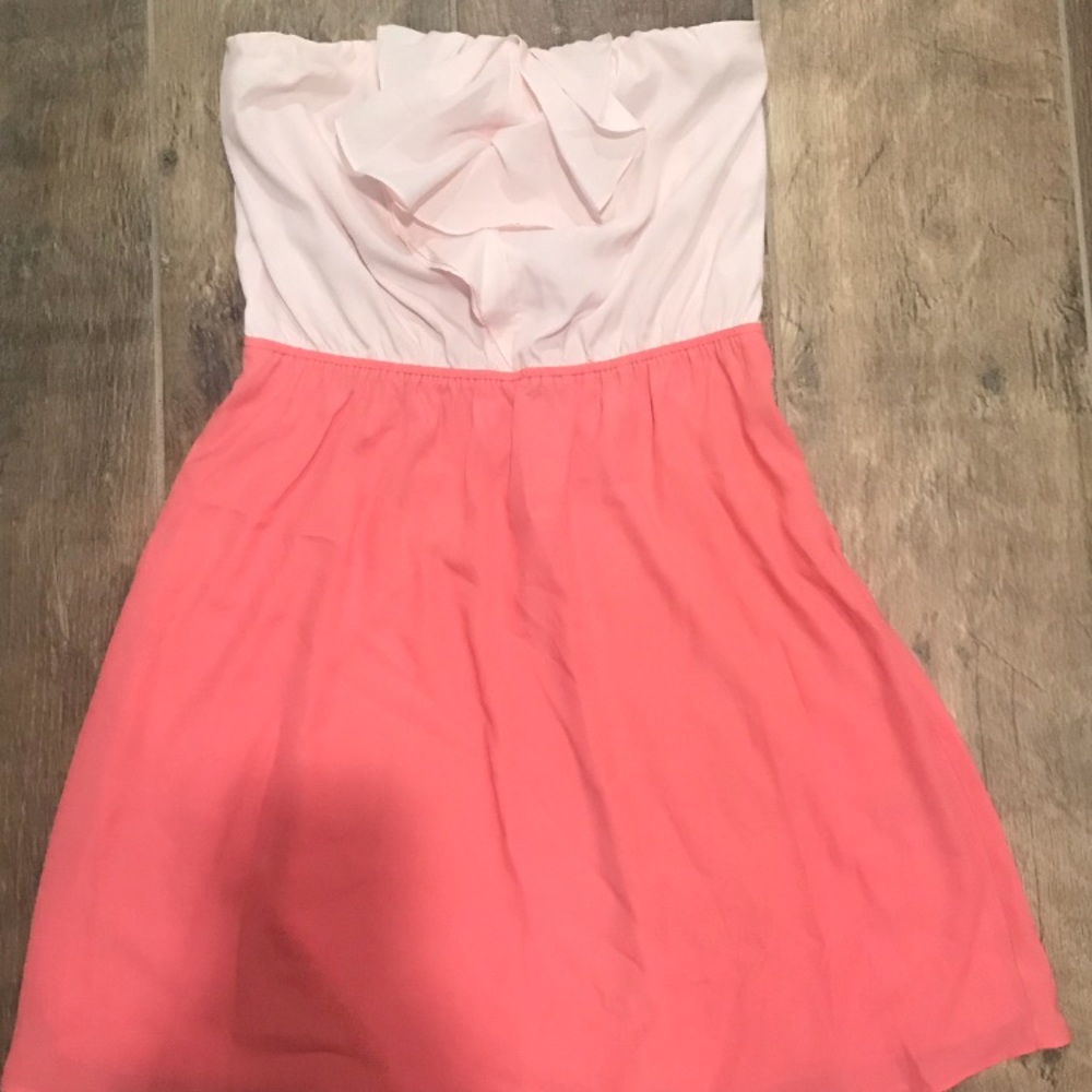 Women’s express two tone pink dress above knee
